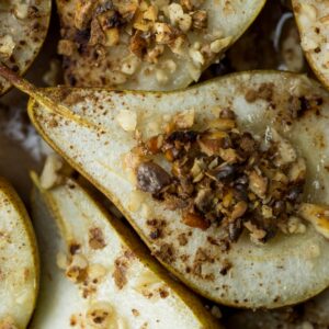 Roasted Pears w/ Walnuts