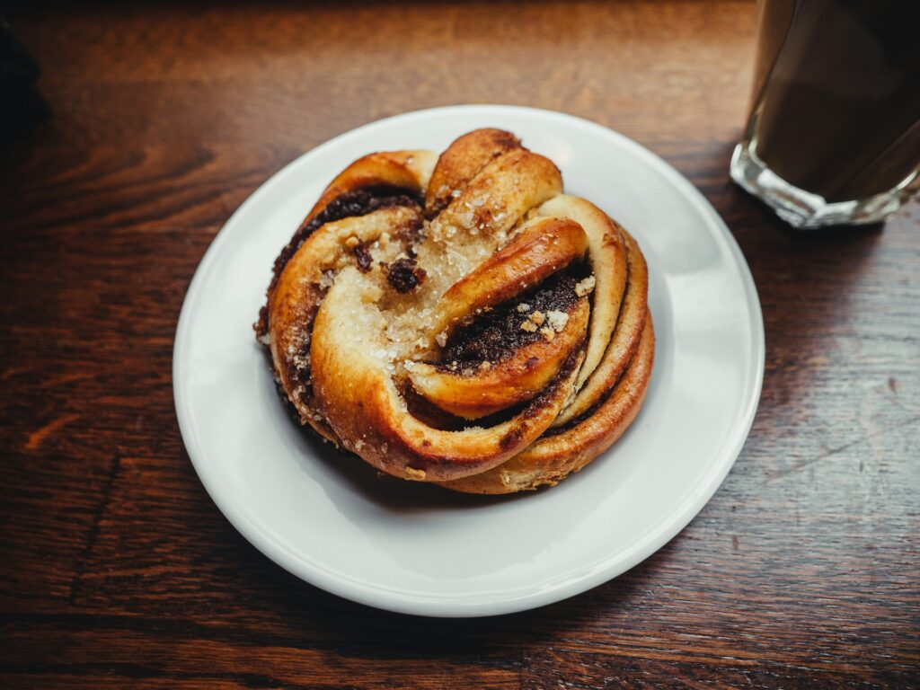 cozy Scandinavian bun