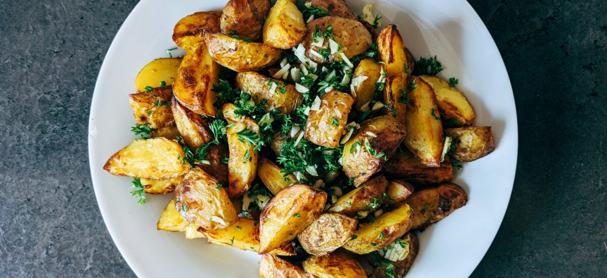 Crisp Potatoes with Truffle Oil & Fleur de Sel