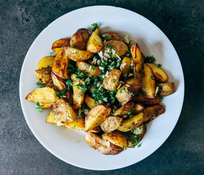 Crisp Potatoes with Truffle Oil & Fleur de Sel