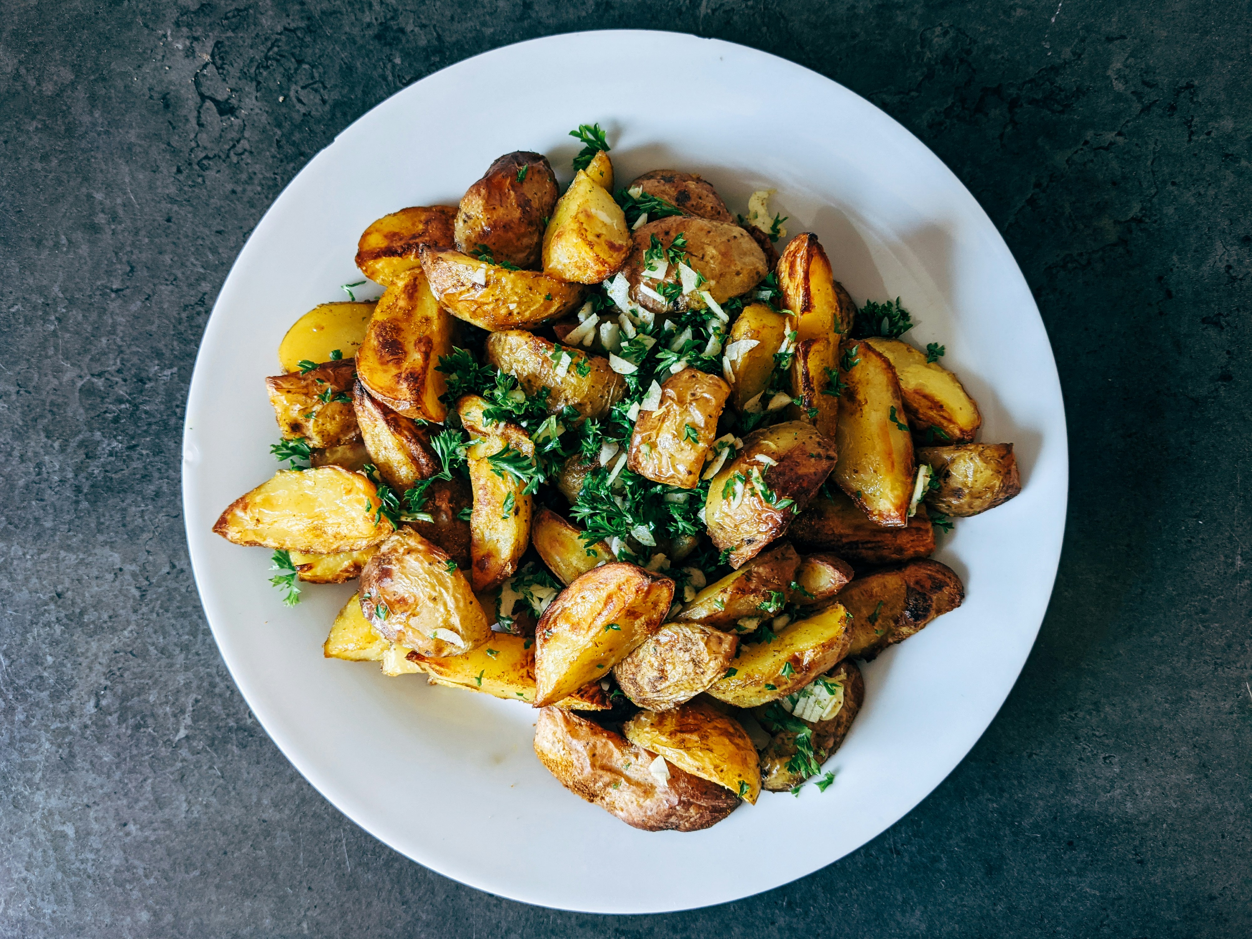 Crisp Potatoes with Truffle Oil & Fleur de Sel