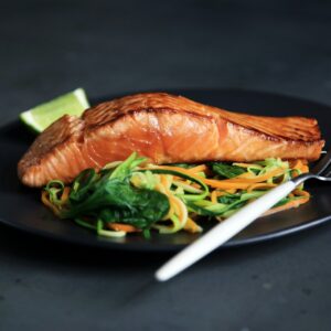 Sesame ginger salmon