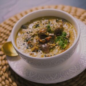 Mushroom Lentil Soup