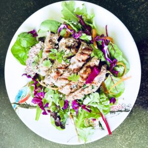 Thai Turkey Burger Salad